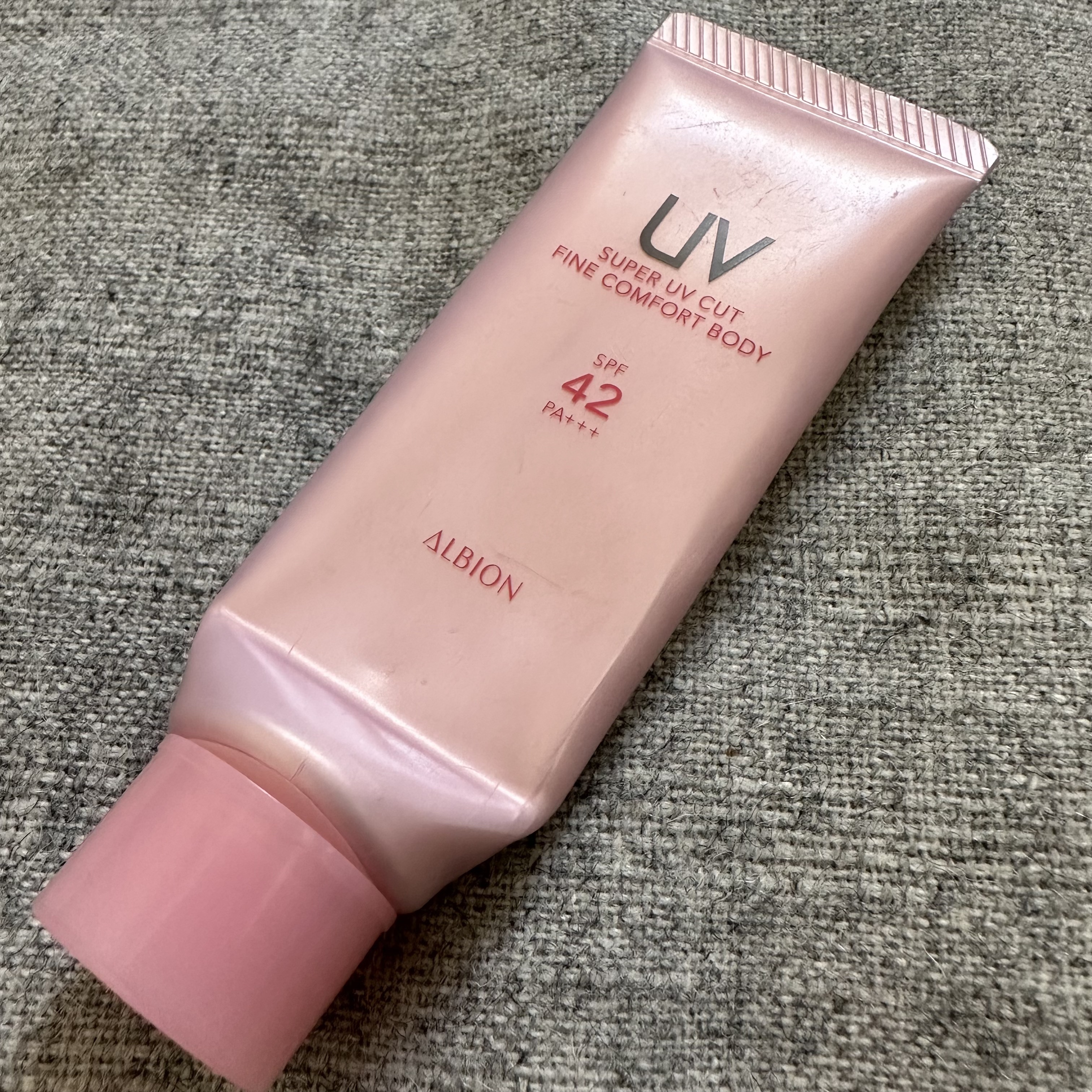 スーパー UV カット ファインコンフォート ボディ/ALBION/日焼け止めミルクを使ったクチコミ（1枚目）