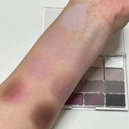 ソフトブラーリングアイパレット/wakemake/アイシャドウパレットを使ったクチコミ(3枚目)