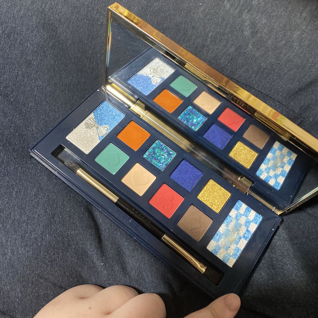 アリスドリームランドシリーズ 12色アイシャドウパレット（ZEESEA×大英博物館）/ZEESEA/アイシャドウパレットを使ったクチコミ（2枚目）