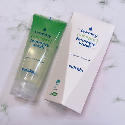 クリーミービネガーフェミニンウォッシュ/suiskin/ボディソープを使ったクチコミ(4枚目)