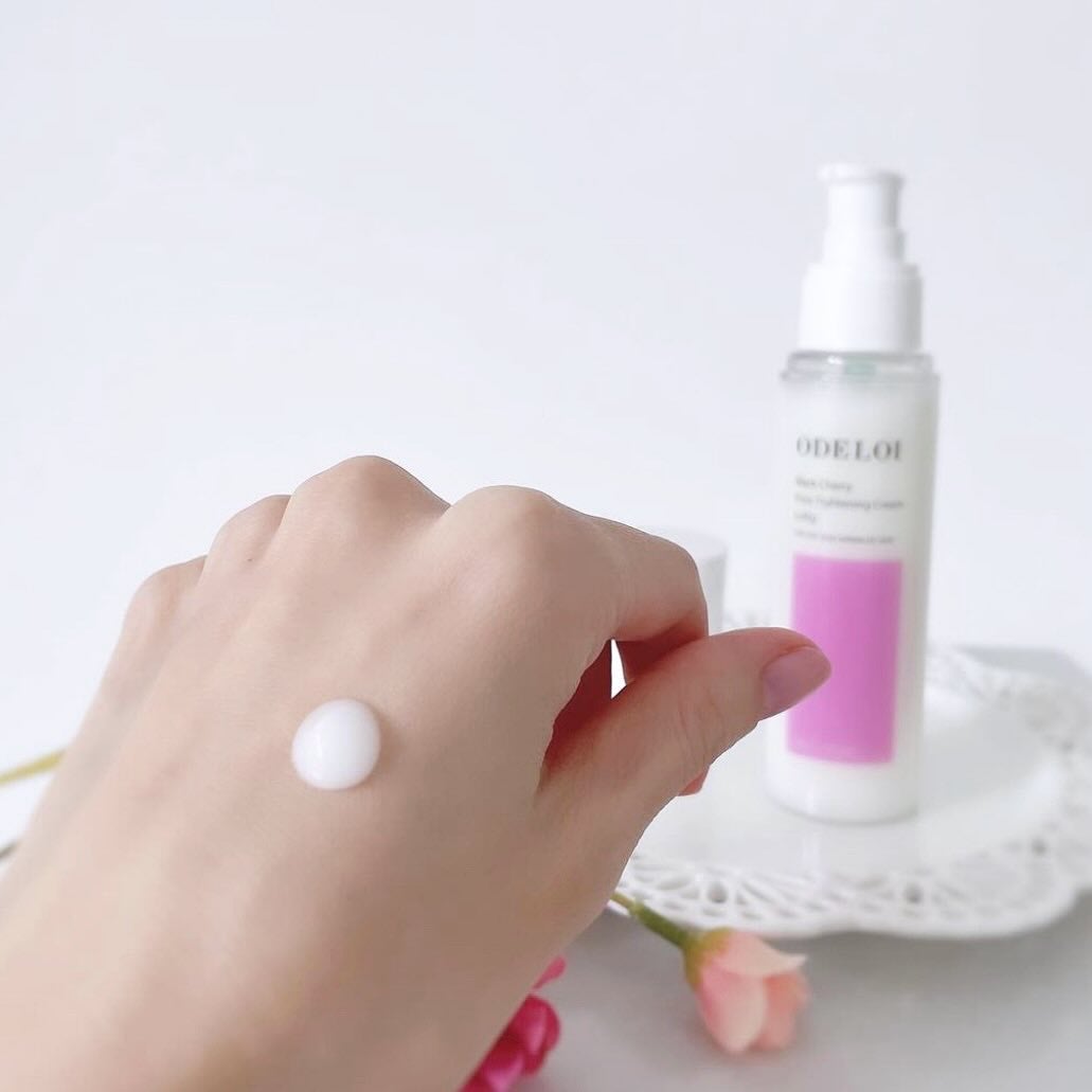 ブラックチェリー毛穴収縮クリーム ルフティグ/ODELOI/フェイスクリームを使ったクチコミ(2枚目)