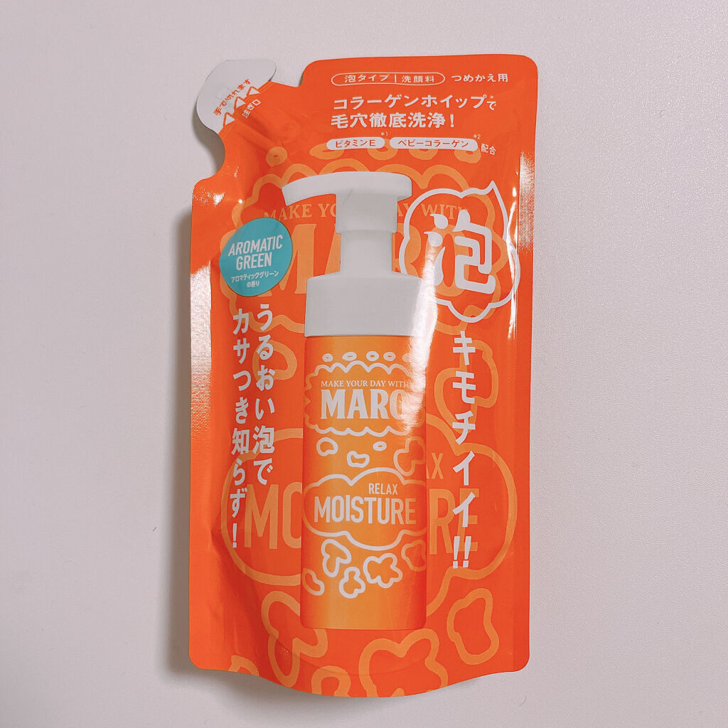 グルーヴィー泡洗顔 リラックスモイスチャー/MARO/泡洗顔を使ったクチコミ（1枚目）
