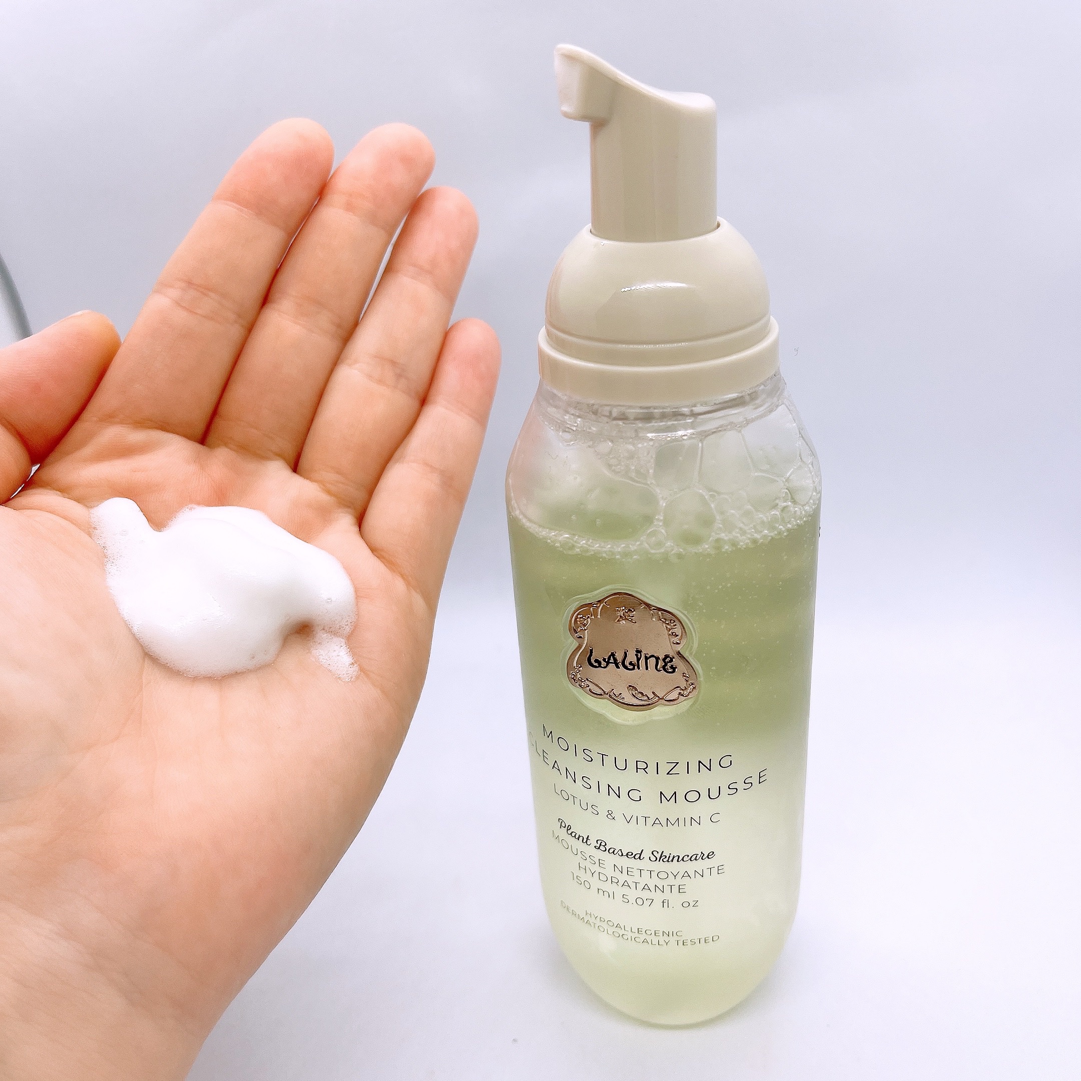 モイスチャライジング クレンジングムース/Laline/その他洗顔料を使ったクチコミ（3枚目）