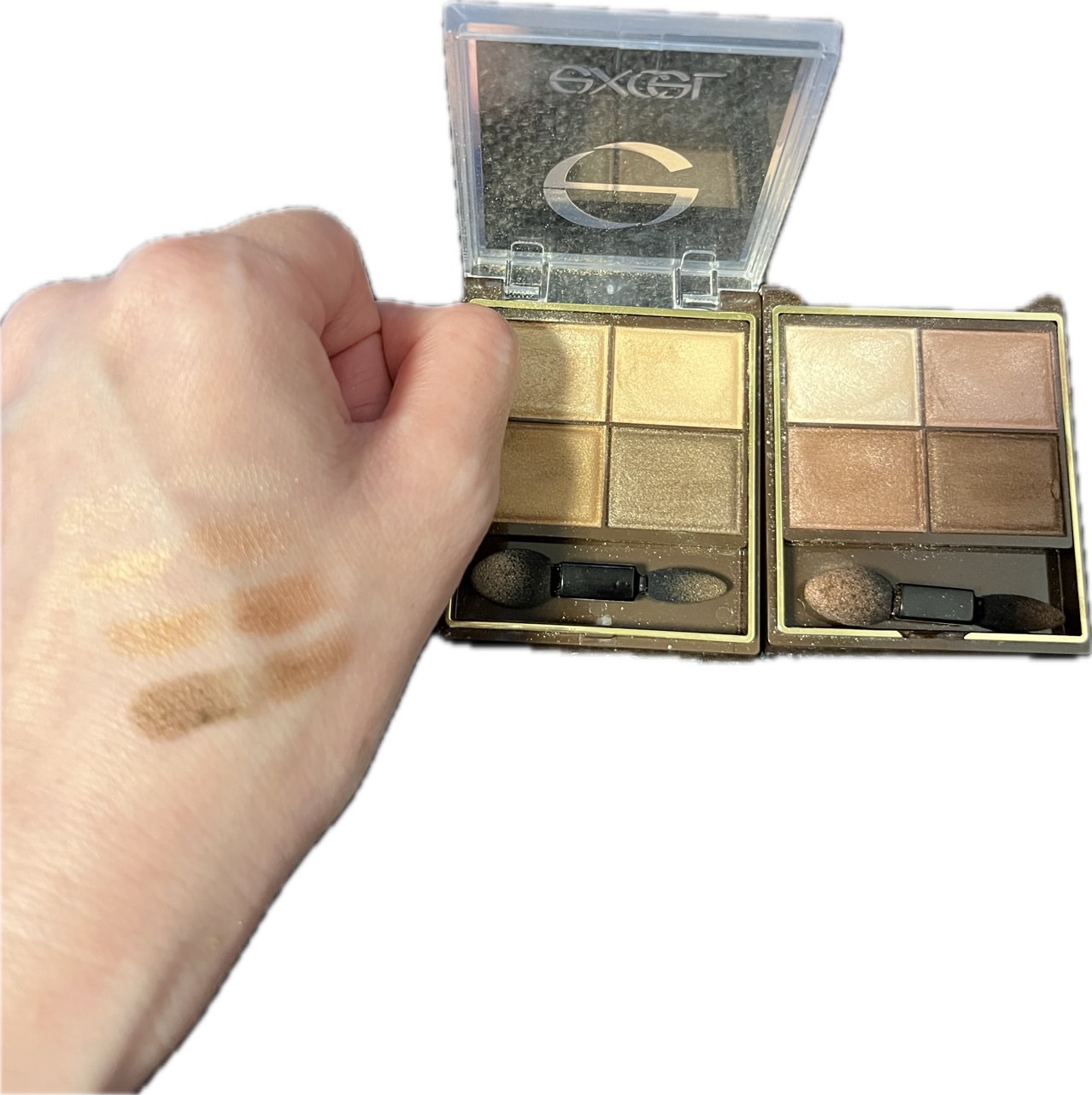 スキニーリッチシャドウ/excel/アイシャドウパレットを使ったクチコミ（3枚目）