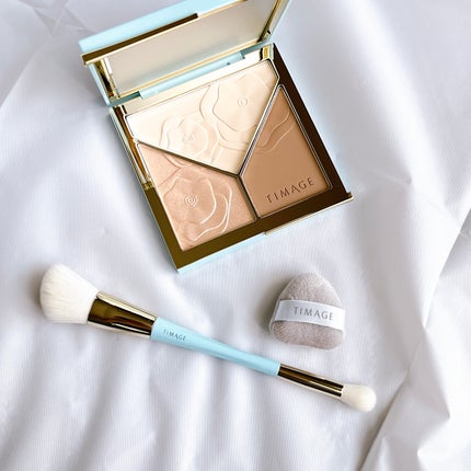 ハイライトシェーディングパレット/TIMAGE/パウダーハイライトを使ったクチコミ(5枚目)