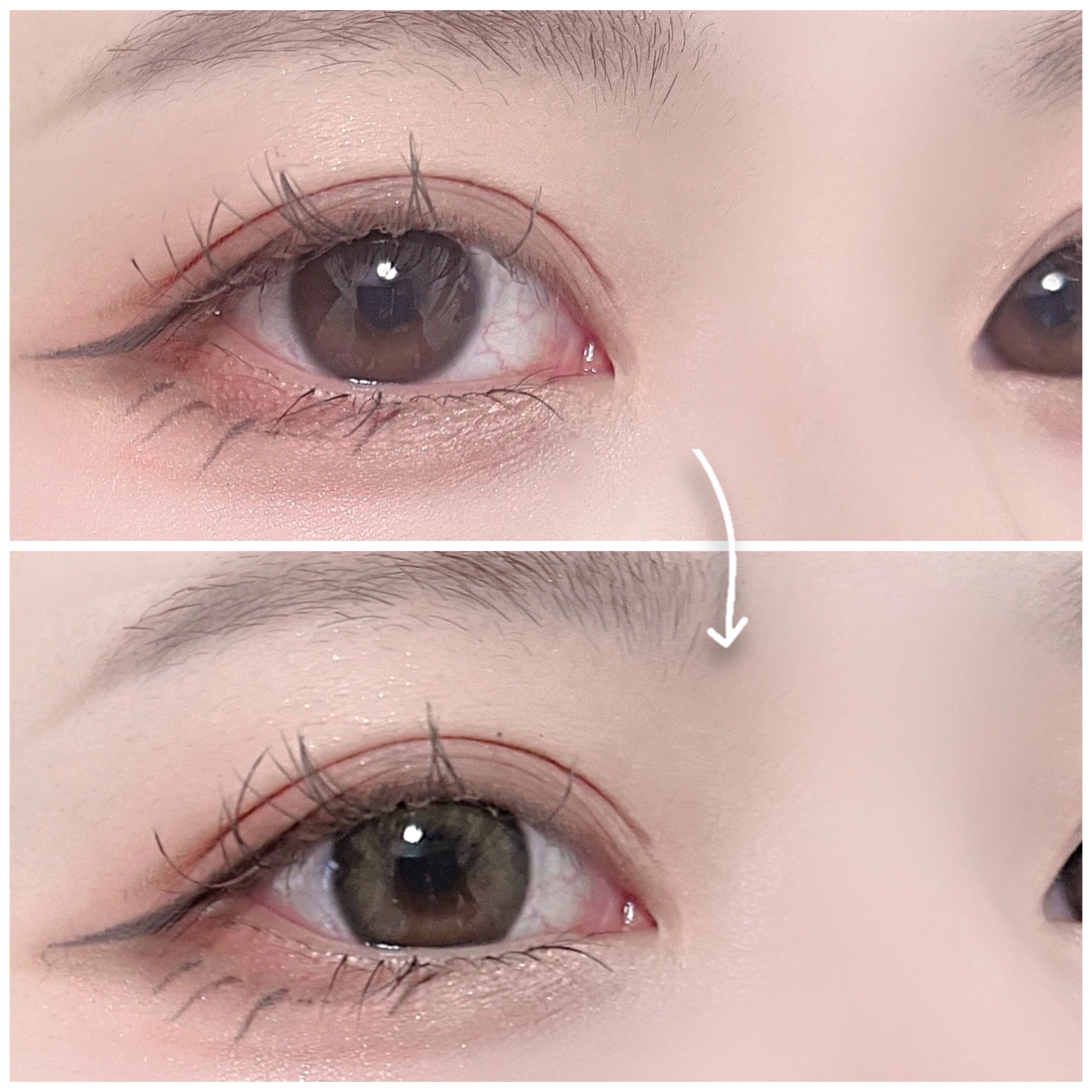 Palm3color/THEPIEL/１ヶ月（１MONTH）カラコンを使ったクチコミ（2枚目）