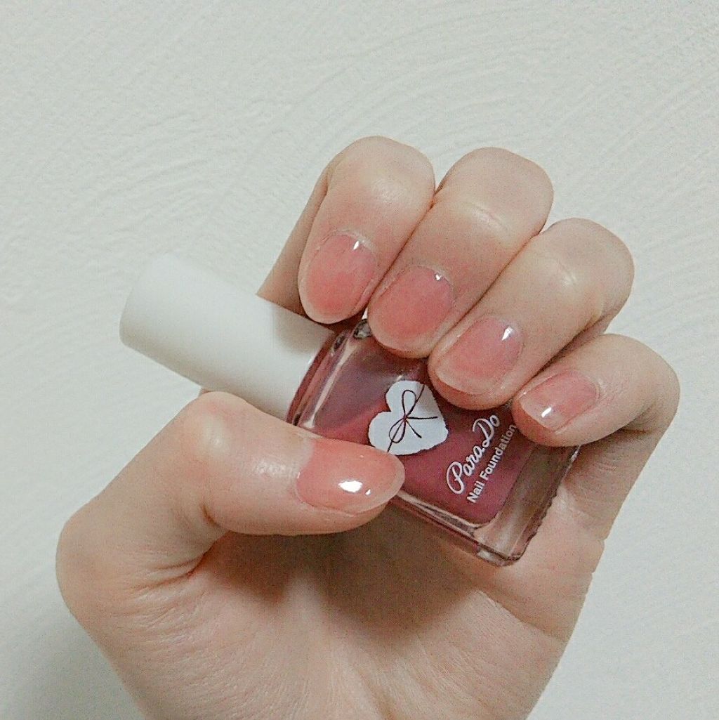 ネイルファンデーション/パラドゥ/マニキュアを使ったクチコミ(2枚目)