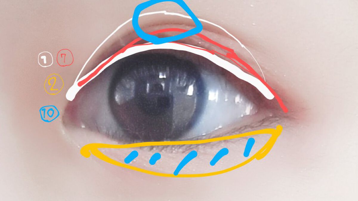 ブルーミングアイカラーパレット (TOKYO GIRLS COLLECTION)/U R GLAM/アイシャドウパレットを使ったクチコミ（3枚目）