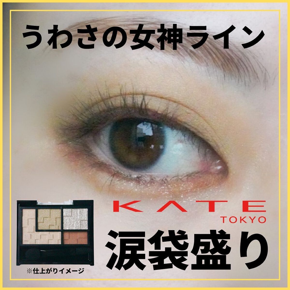 バーチャルアイズメイカー/KATE/アイシャドウパレットを使ったクチコミ（1枚目）