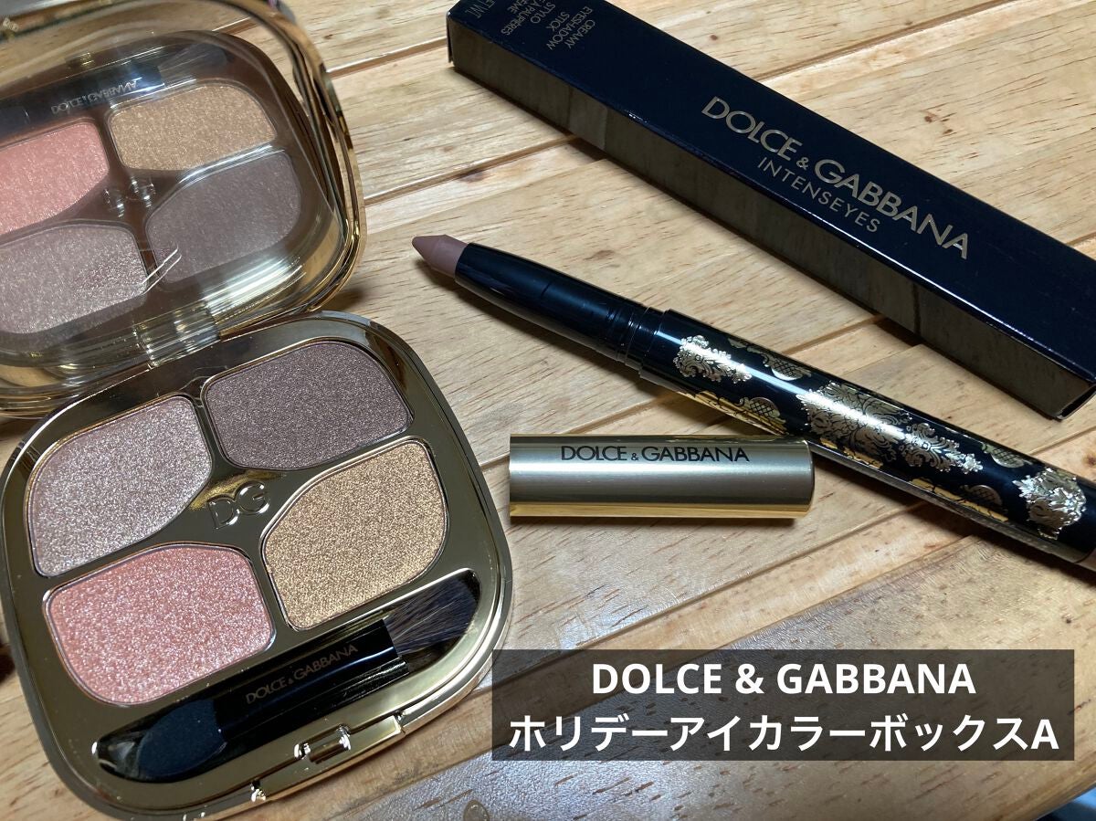 フェリンアイズ インテンスアイシャドウ クアッド/DOLCE&GABBANA BEAUTY/アイシャドウパレットを使ったクチコミ(1枚目)