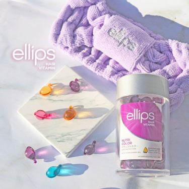 ellips限定セット ボトル2本+シート1個 ナチュラルカラー/ellips/ヘアオイルを使ったクチコミ（1枚目）