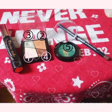 UR GLAM VELVET EYE COLOR PALETTE/U R GLAM/アイシャドウパレットを使ったクチコミ(2枚目)