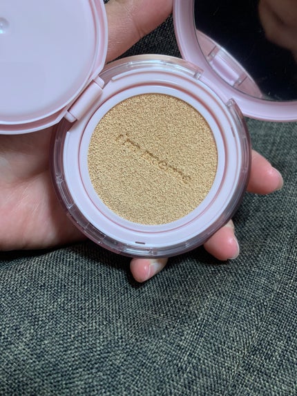 ワンダーベルベットラスティングクッション/i’m meme/クッションファンデーションを使ったクチコミ(5枚目)