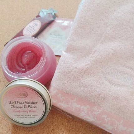 フェイスポリッシャー コンフォーティング・ローズ/SABON/スクラブ・ゴマージュを使ったクチコミ(1枚目)
