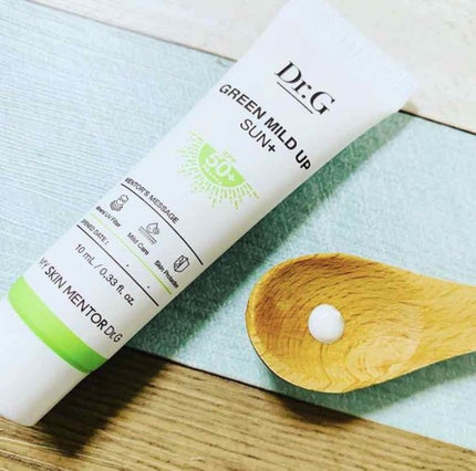 グリーンマイルドアップサンプラス/Dr.G/日焼け止めクリームを使ったクチコミ(2枚目)