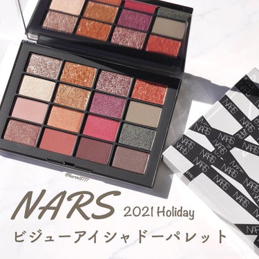 NARS ビジュー アイシャドーパレットのクチコミ「☑︎NARS ビジューアイシャドーパレット
⁡
NARSのホリデーで一番気になっていたこちら！.....」（1枚目）