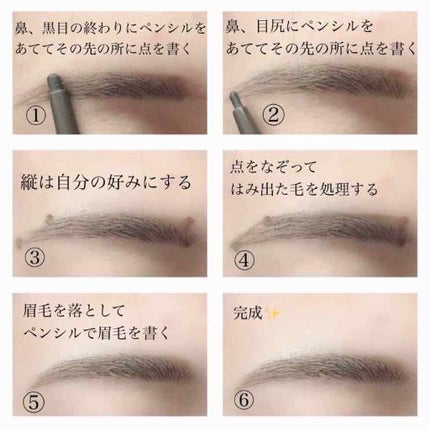 だ円芯 アルミ アイブローペンシル/DAISO/アイブロウペンシルを使ったクチコミ(2枚目)