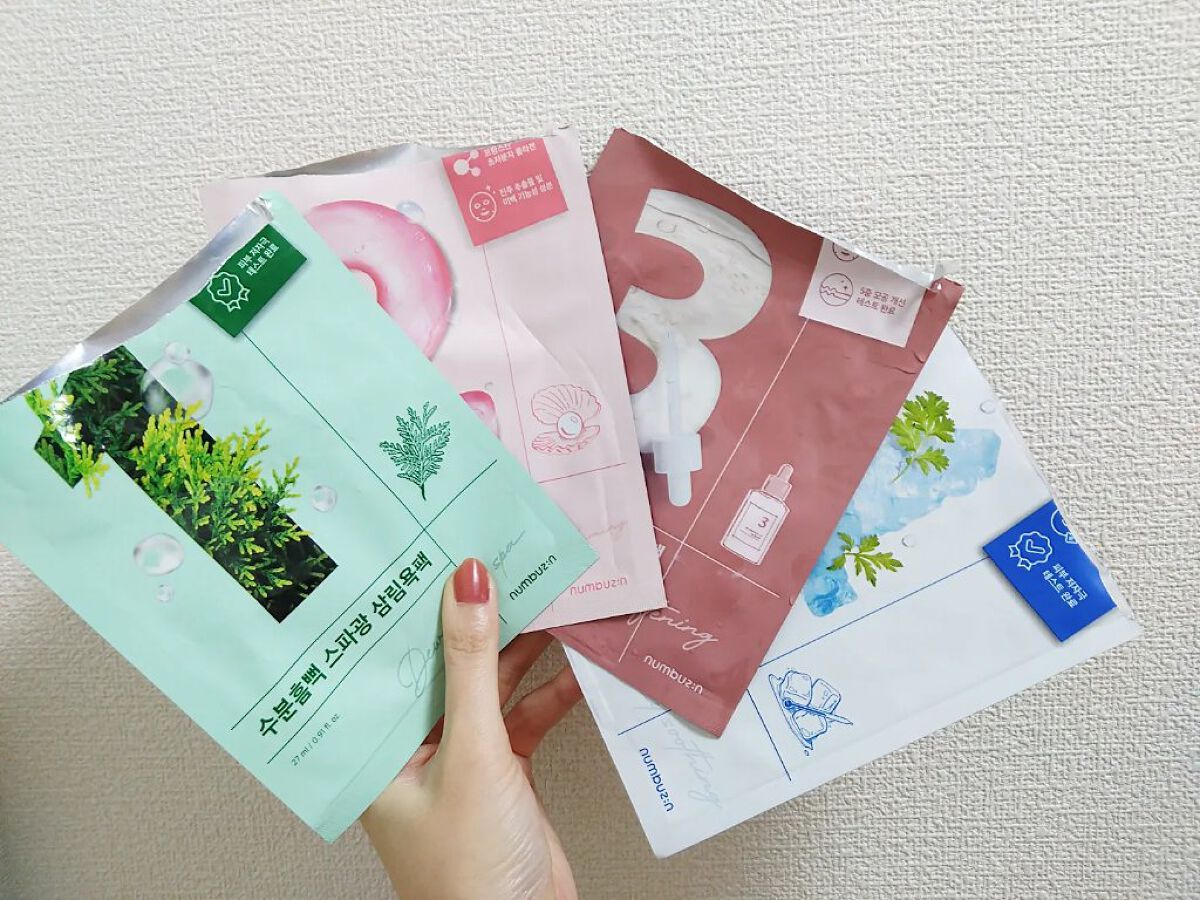 3番 すべすべキメケアシートマスク/numbuzin/シートマスク・パックを使ったクチコミ（2枚目）