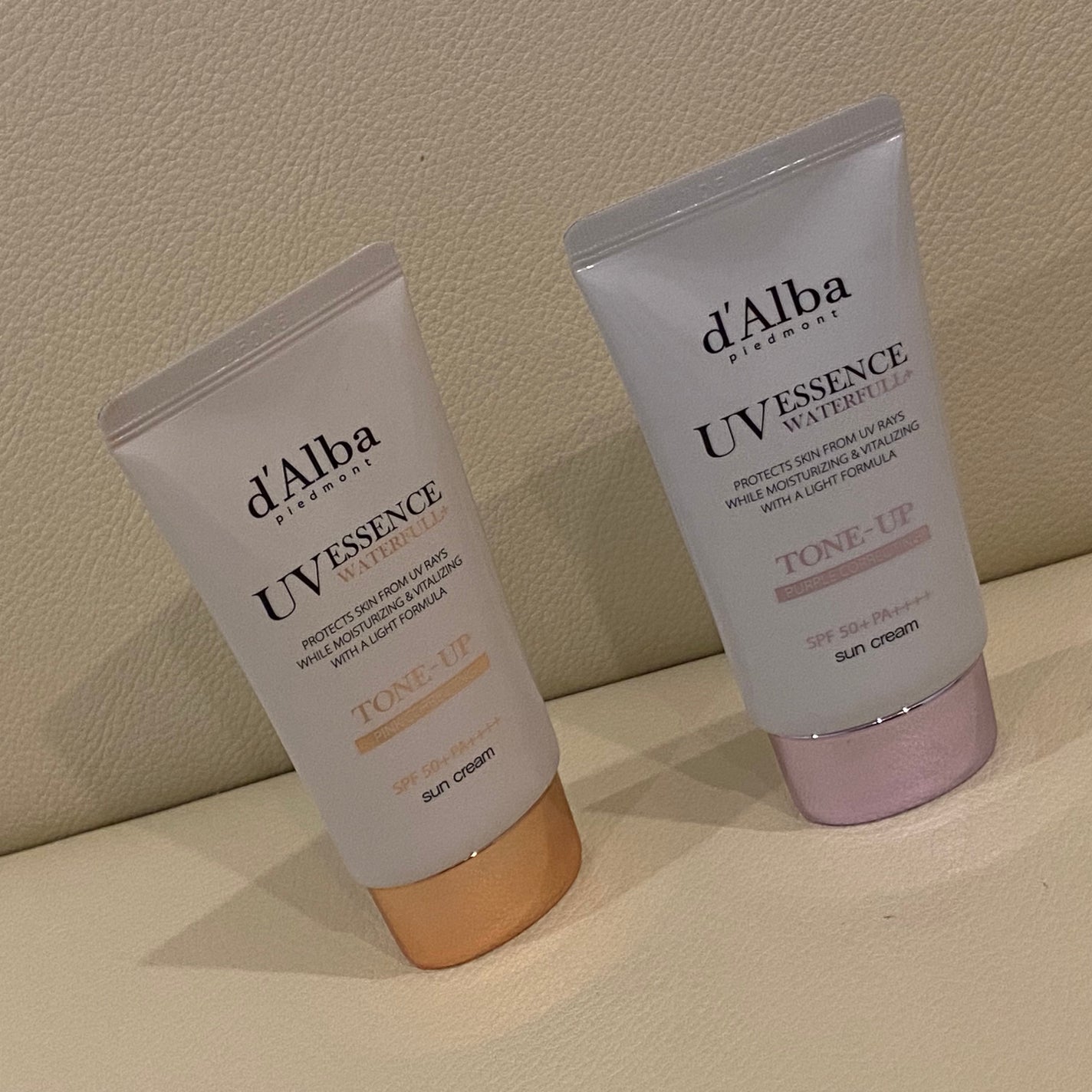 ダルバ ウォータフル トーンアップ サンクリーム(パープル)/ダルバ/日焼け止めクリームを使ったクチコミ(1枚目)