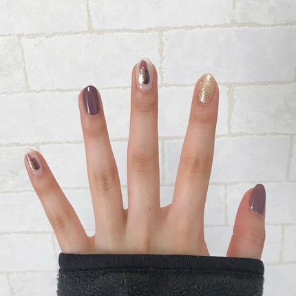 gene TOKYO ネイル モーヴグレー/DAISO/マニキュアを使ったクチコミ(1枚目)