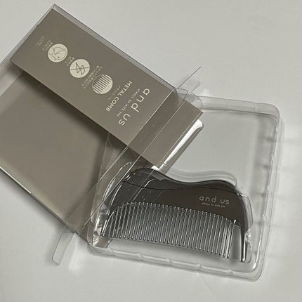 メタルコーム/3COINS/ヘアコームを使ったクチコミ(3枚目)