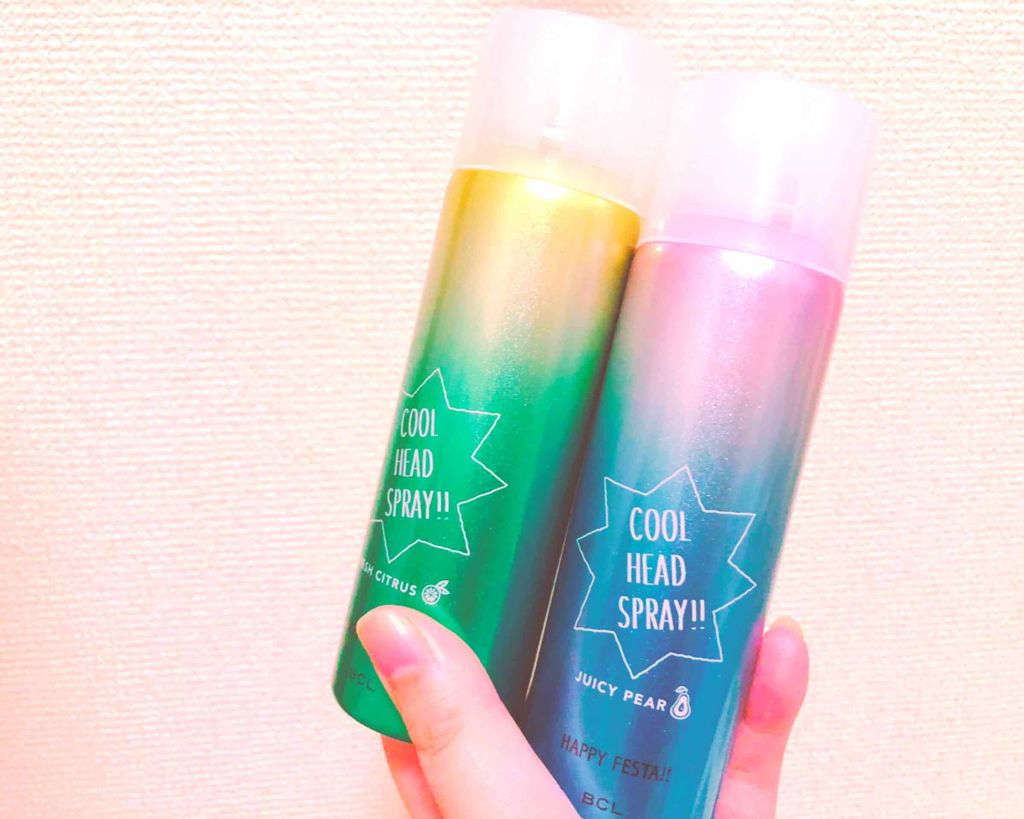 クールヘッドスプレー N フレッシュシトラスの香り/ハッピーフェスタ/ヘアスプレーを使ったクチコミ（1枚目）