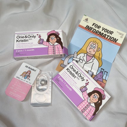 One & Only Kristin/Hapa kristin/カラーコンタクトレンズを使ったクチコミ(7枚目)