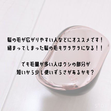 コンパクトスタイラー/TANGLE TEEZER/ヘアブラシを使ったクチコミ(2枚目)
