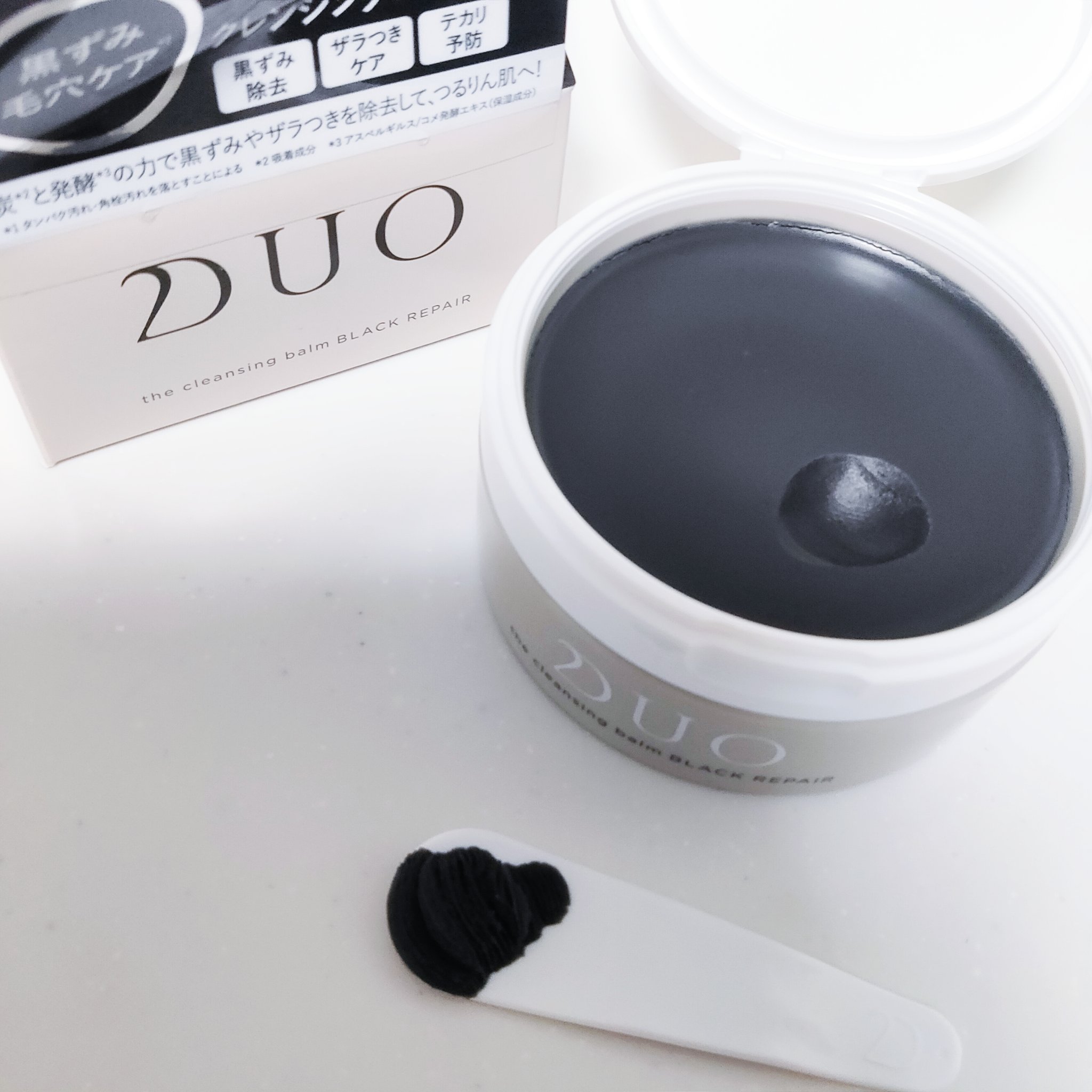 デュオ ザ クレンジングバーム ブラックリペア /DUO/クレンジングバームを使ったクチコミ（1枚目）