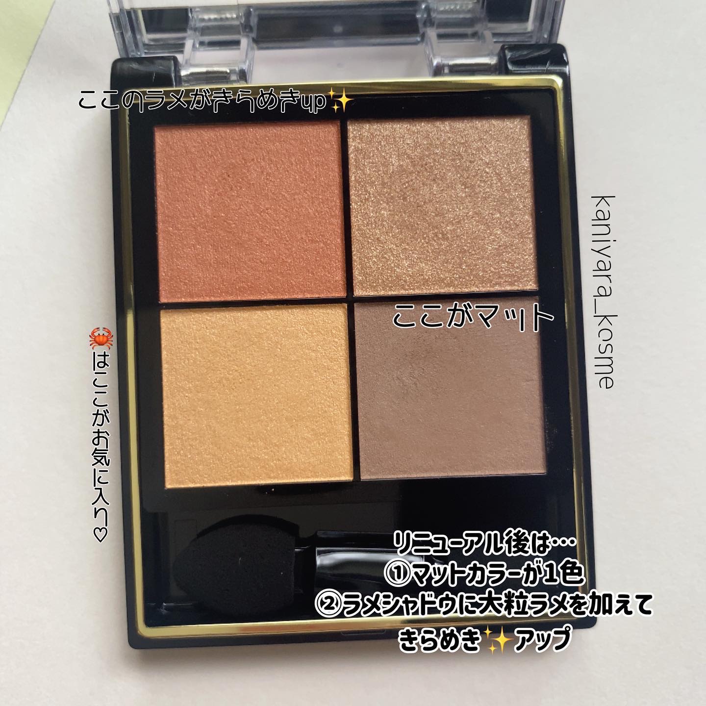 リアルクローズシャドウ CX05 フリンジハット/excel/アイシャドウパレットを使ったクチコミ（3枚目）