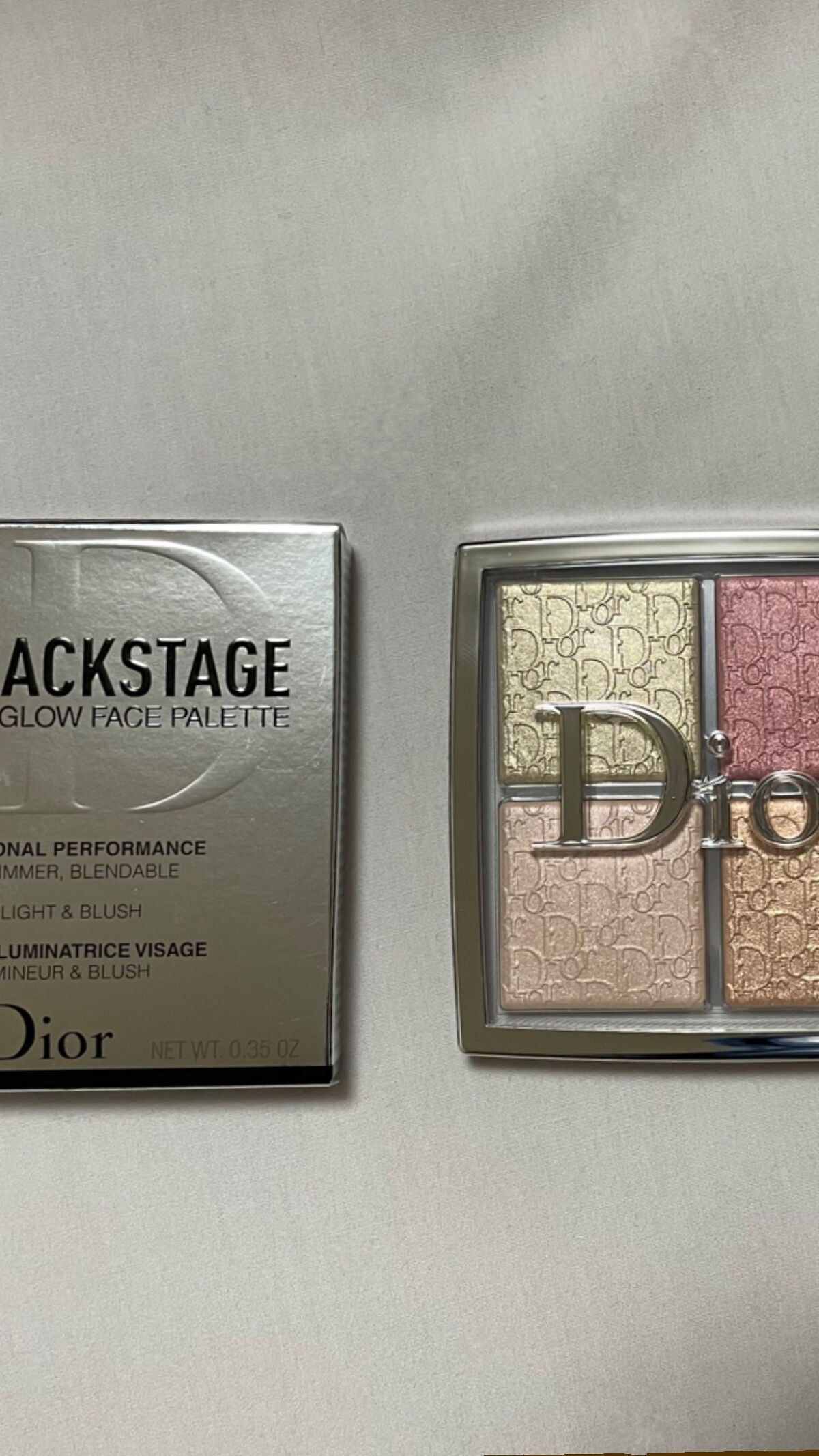 ディオール バックステージ フェイス グロウ パレット/Dior/ハイライトを使ったクチコミ(1枚目)
