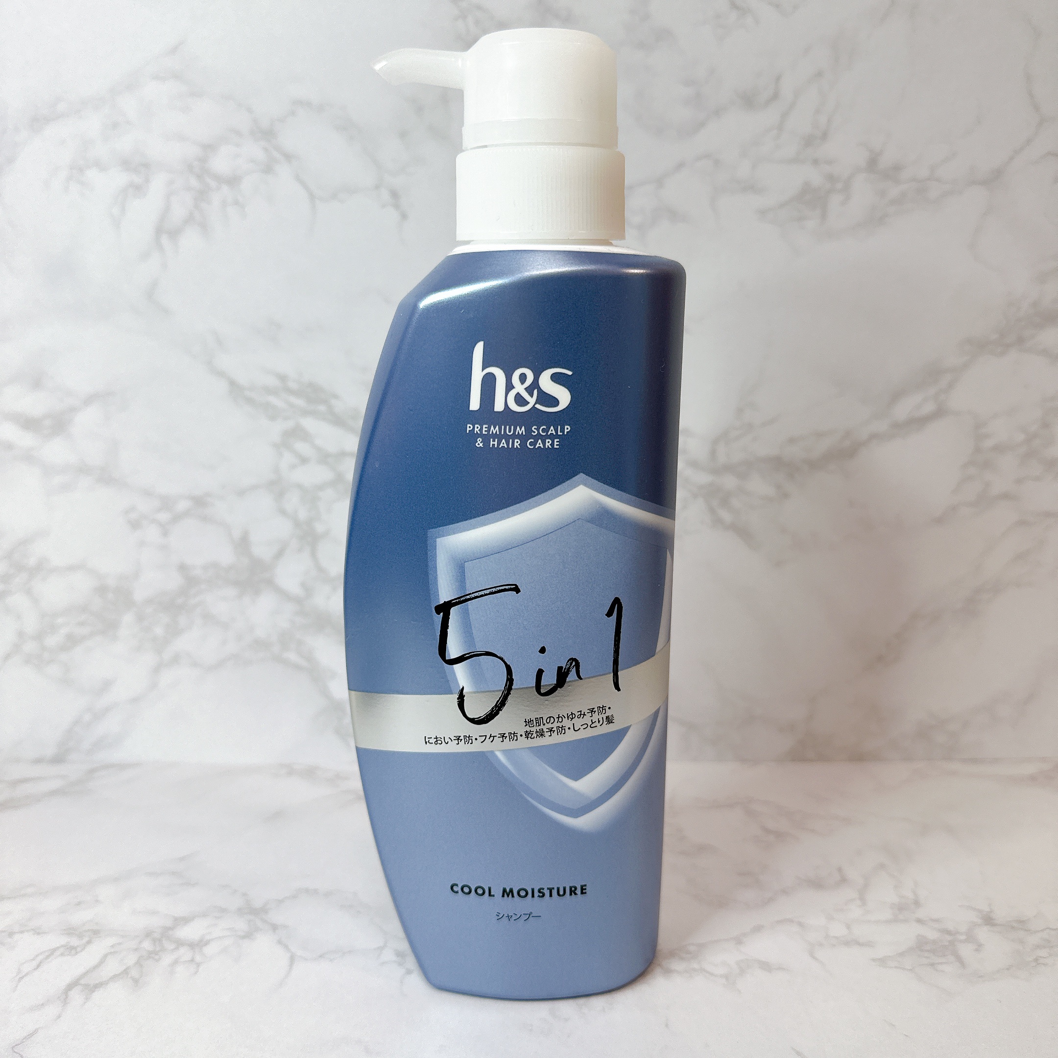 5in1クールモイスチャーシャンプー/コンディショナー/h&s/市販シャンプーを使ったクチコミ（1枚目）