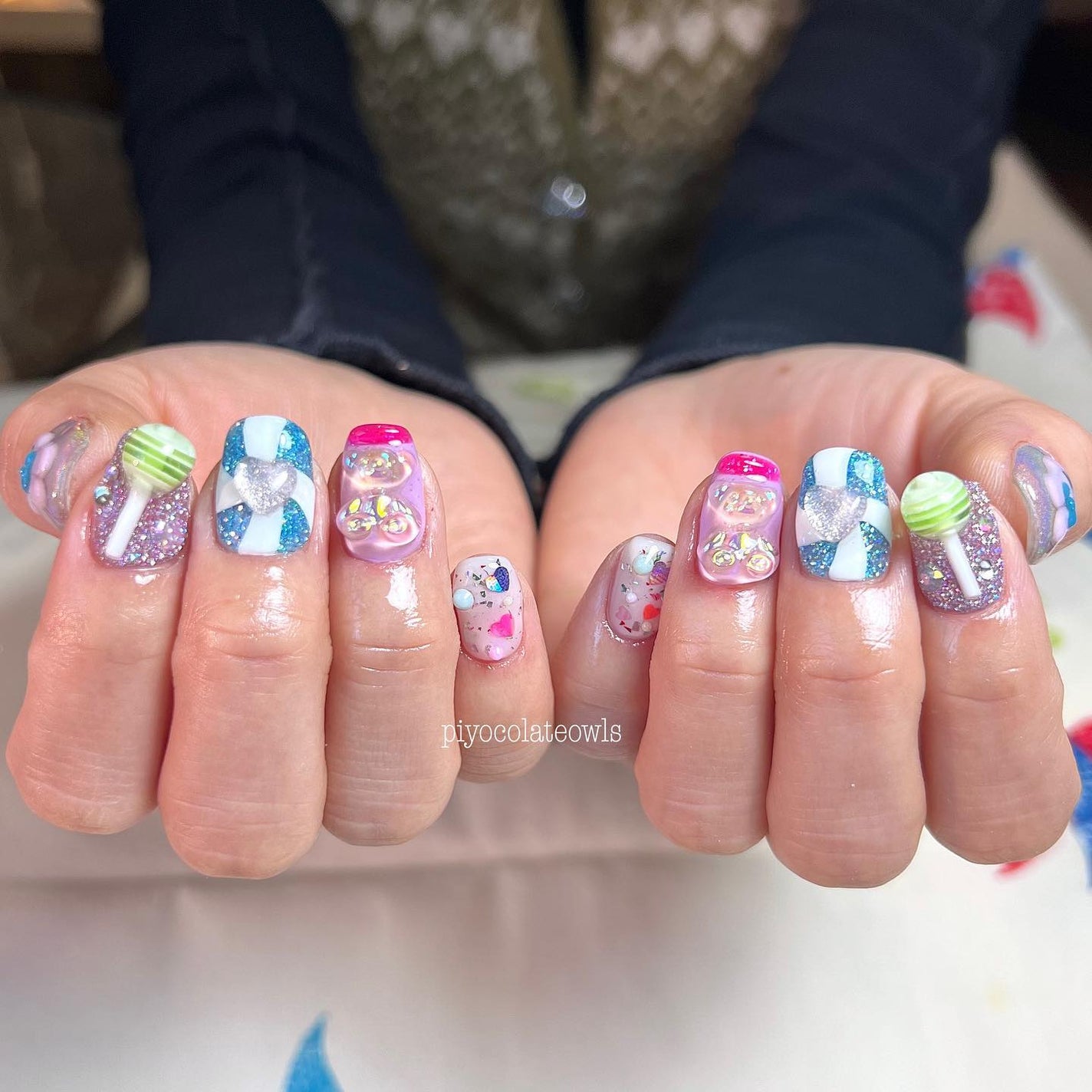 ぴよこれいと あうるす on LIPS 「キラキラな夢かわのオーダー。おぱんちゅウサギの3Dのオーダー。..」(4枚目)