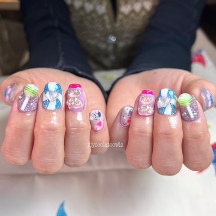 ぴよこれいと あうるす on LIPS 「キラキラな夢かわのオーダー。おぱんちゅウサギの3Dのオーダー。..」(4枚目)