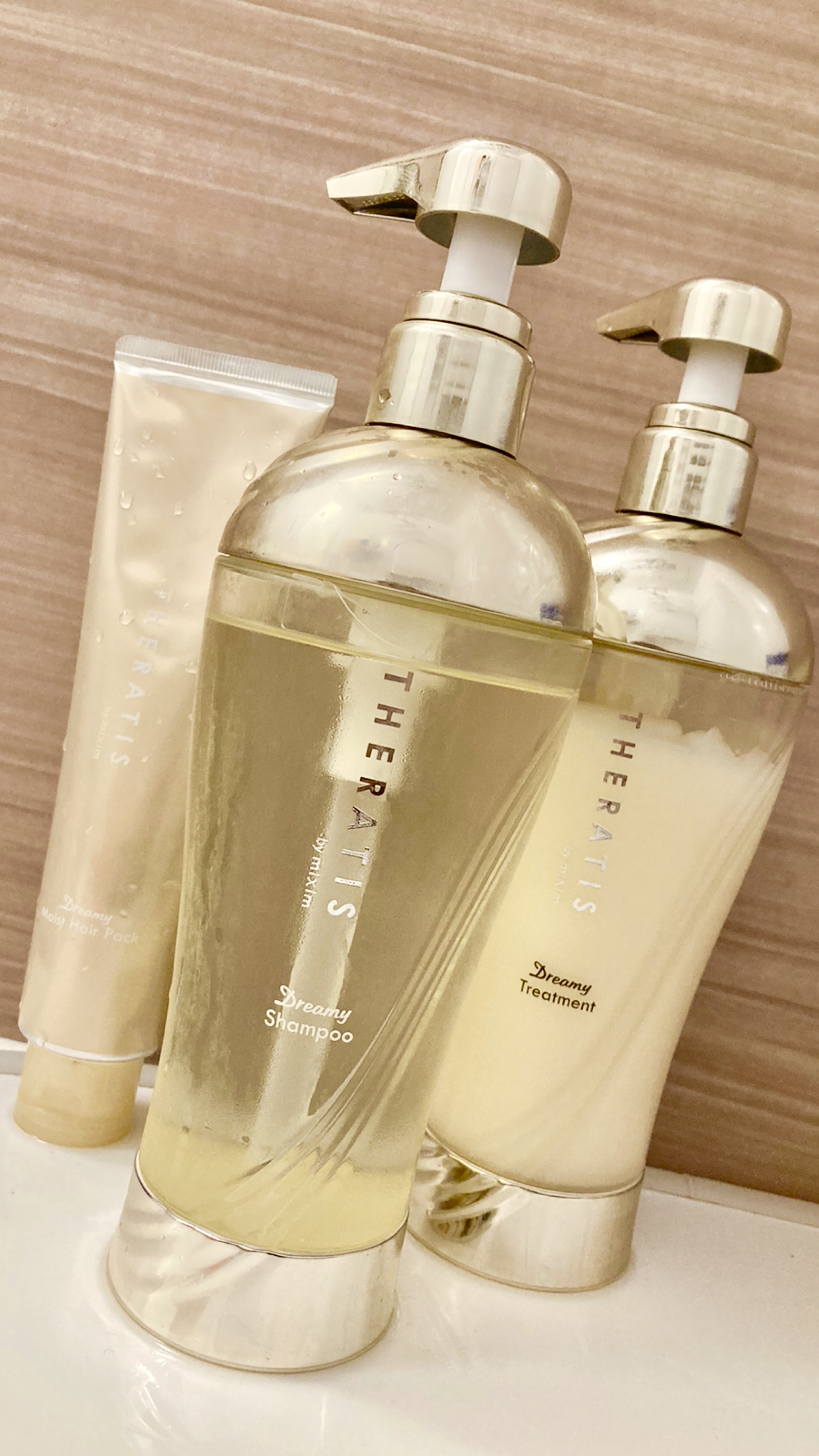 ドリーミー モイスト シャンプー/ヘアトリートメント シャンプー435ml/THERATIS/市販シャンプーを使ったクチコミ（1枚目）