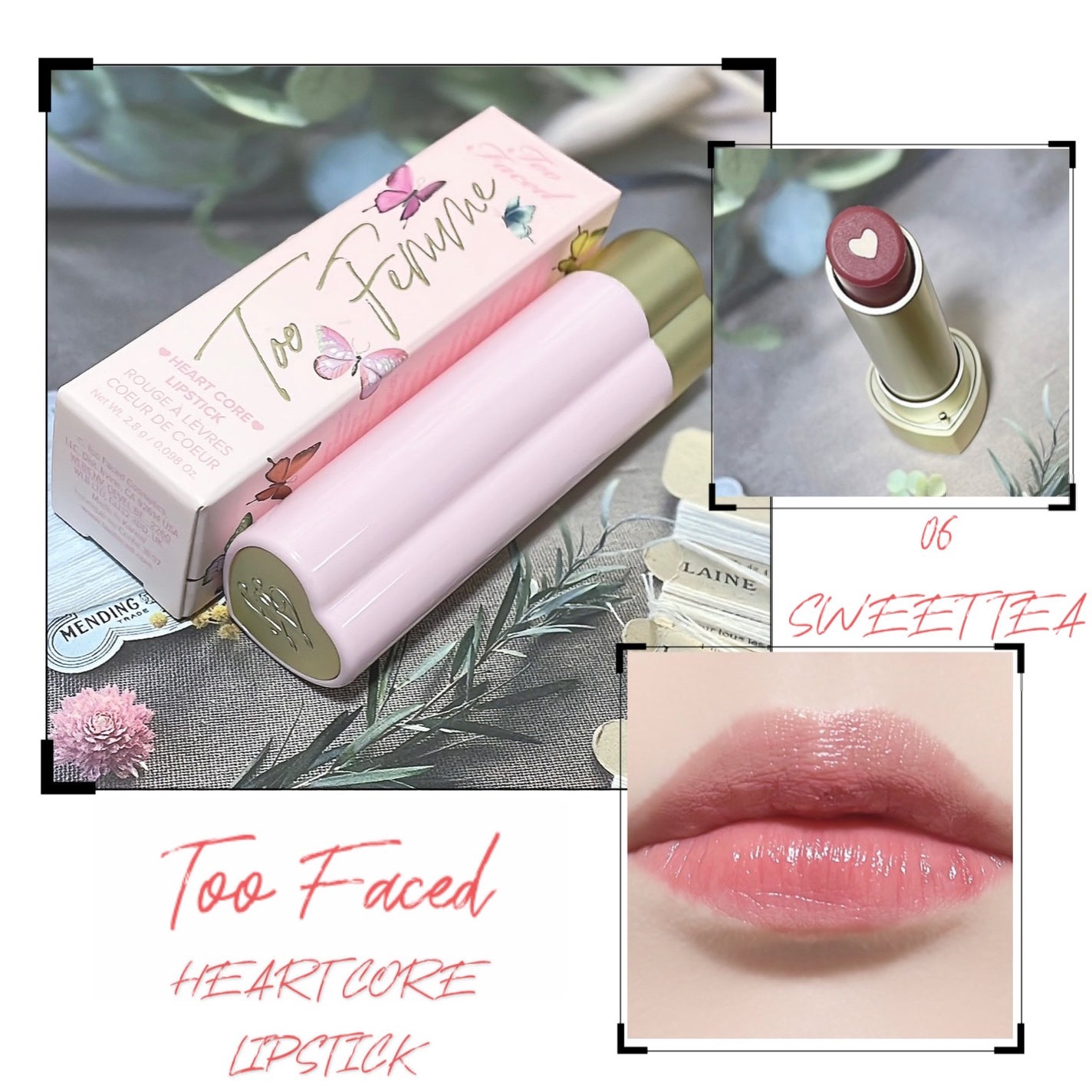 トゥー フェム ハート コア リップスティック/Too Faced/口紅を使ったクチコミ(1枚目)