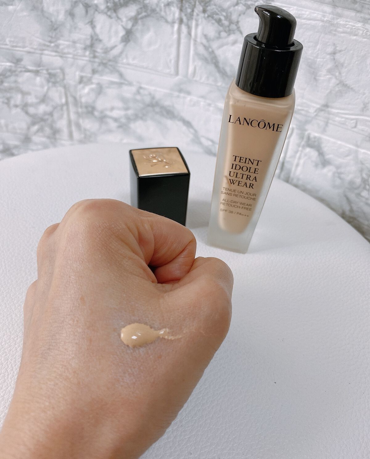 タンイドル ウルトラ ウェア リキッド/LANCOME/リキッドファンデーションを使ったクチコミ（2枚目）