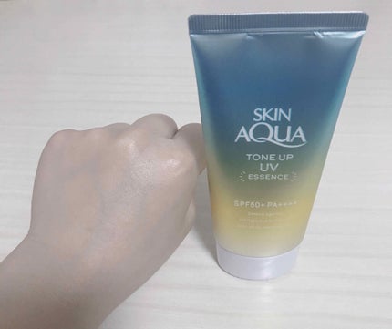 スキンアクア トーンアップUVエッセンス/スキンアクア/日焼け止めクリームを使ったクチコミ(3枚目)