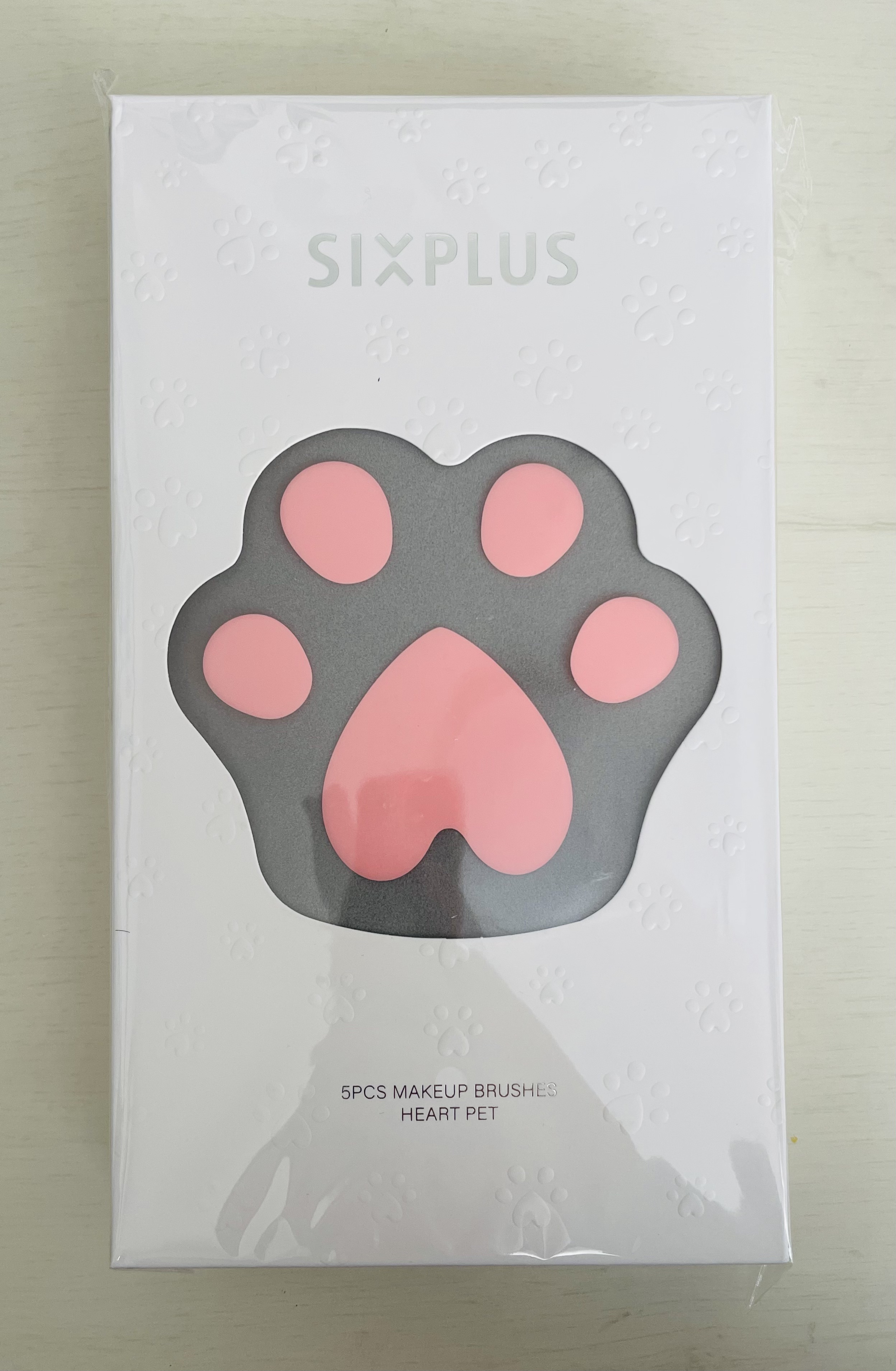 SIXPLUS メイクブラシ5本セット ハートペット/SIXPLUS/メイクブラシを使ったクチコミ（1枚目）