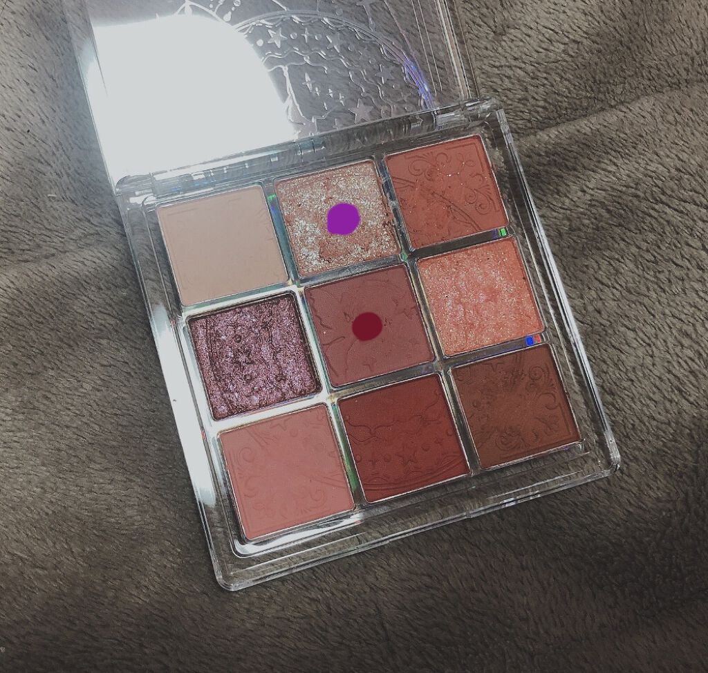 クォーツ 9色アイシャドウパレット(ドリームランドアイシャドウ)/ZEESEA/アイシャドウパレットを使ったクチコミ（3枚目）