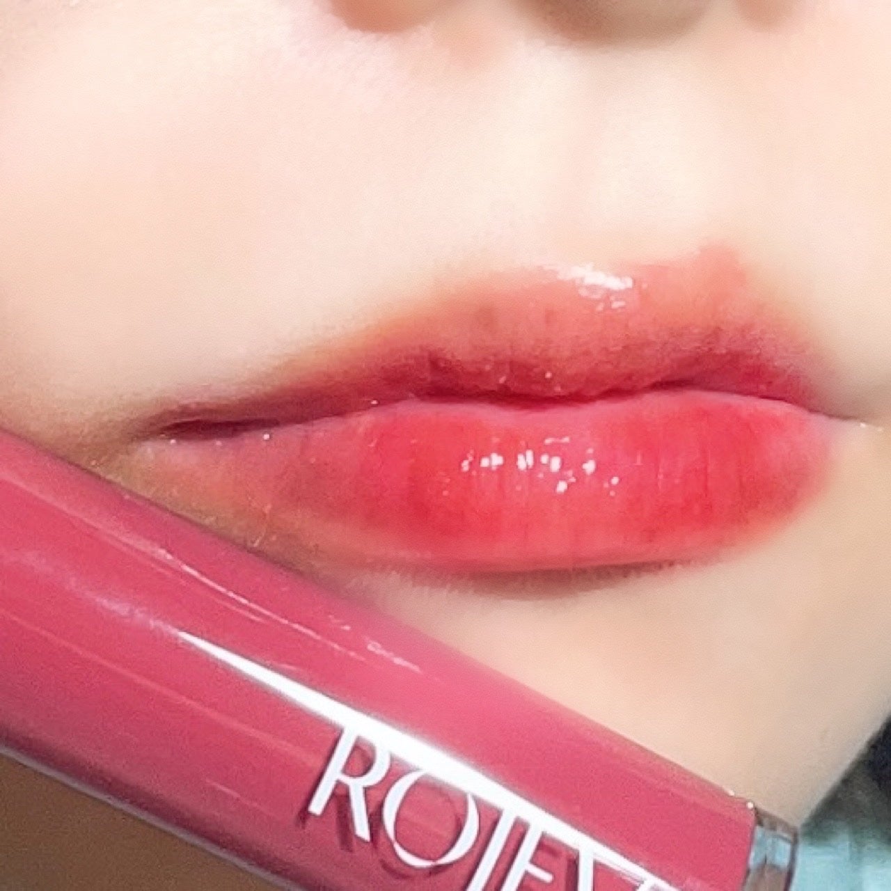 LIP PLUMPER GLAZE TINT/ROJEV/口紅を使ったクチコミ(2枚目)