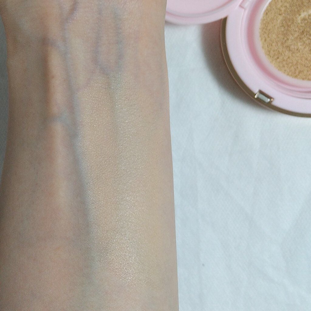 ピンクティーツリーカバークッション/APLIN/クッションファンデーションを使ったクチコミ(6枚目)