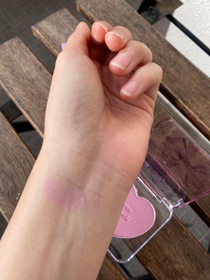 ハートポップブラッシャー/ETUDE/パウダーチークを使ったクチコミ(4枚目)