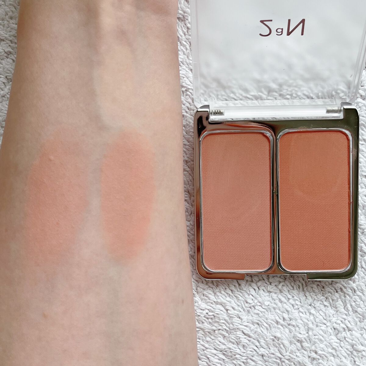 デュアルチーク/2aN/パウダーチークを使ったクチコミ（3枚目）