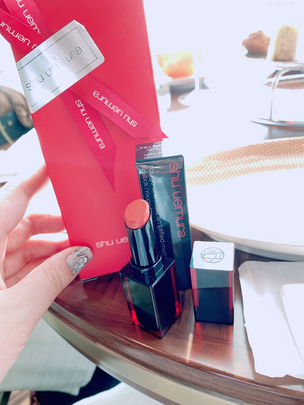 ルージュ アンリミテッドアンプリファイド マット/shu uemura/口紅を使ったクチコミ(1枚目)