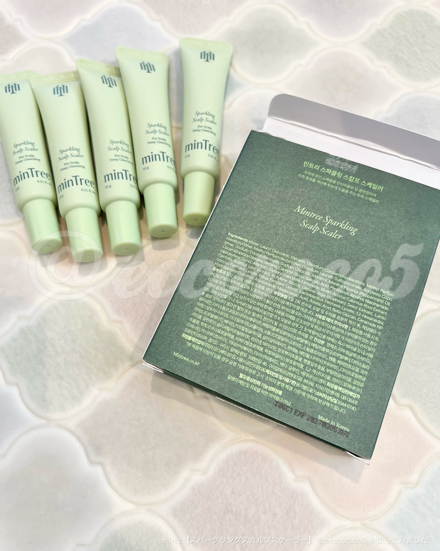 スパークリングスカルプスケーラー/ミンツリー/頭皮ケアを使ったクチコミ(7枚目)