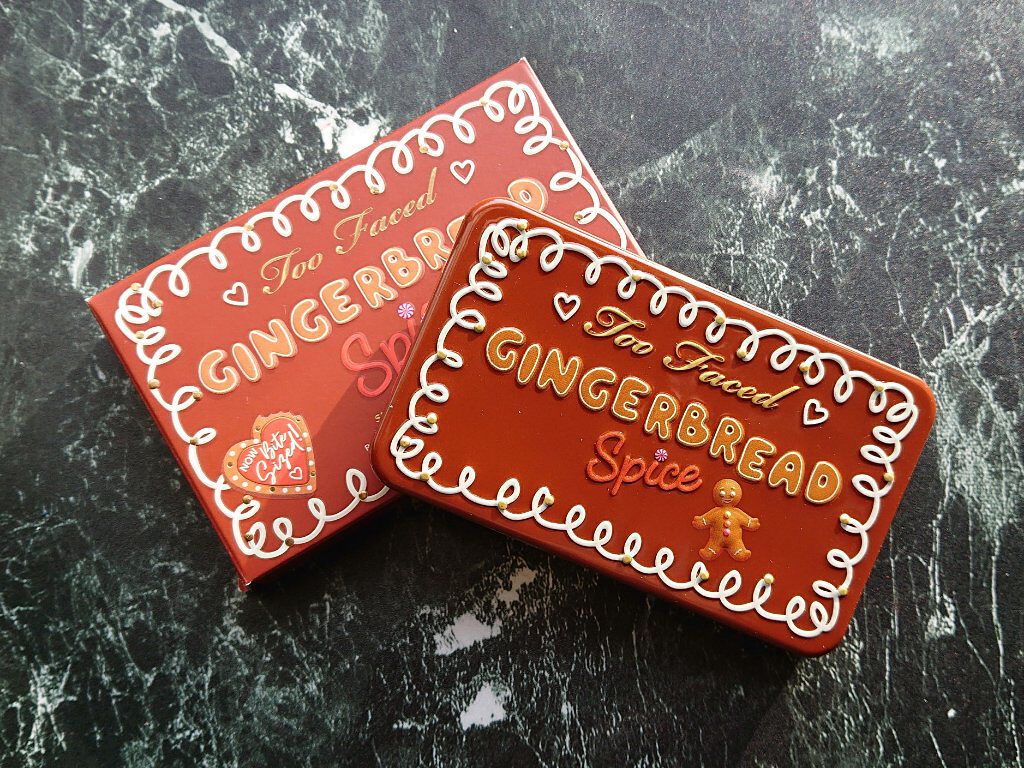 ジンジャーブレッド スパイス ミニ アイシャドウ パレット/Too Faced/アイシャドウパレットを使ったクチコミ（3枚目）