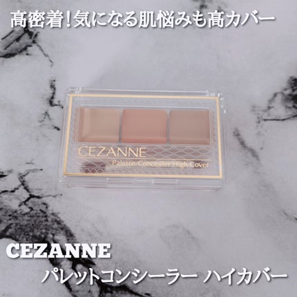 パレットコンシーラー ハイカバー/CEZANNE/パレットコンシーラーを使ったクチコミ(1枚目)