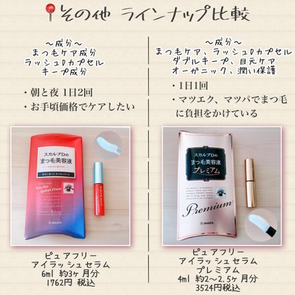 スカルプD ボーテ ピュアフリーアイラッシュセラム/アンファー(スカルプD)/まつげ美容液を使ったクチコミ(5枚目)