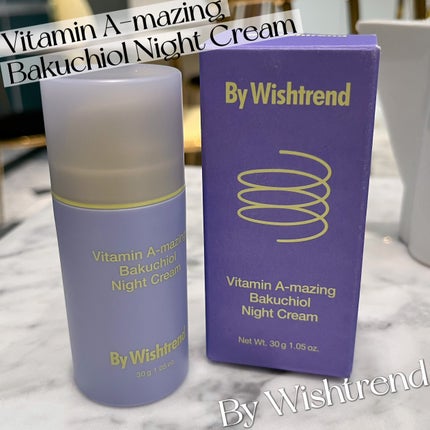 ビタミンA-mazingバクチオールナイトクリーム/By Wishtrend/フェイスクリームを使ったクチコミ(1枚目)